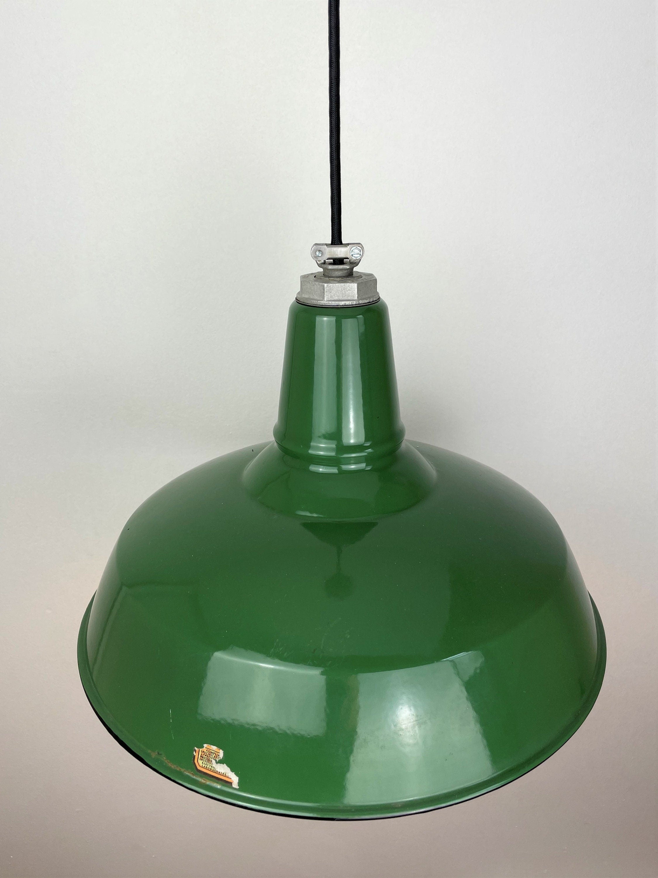 Factory Industrial Green Vintage Benjamin Barn/Factory Light - Large 16