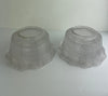 Pair of Extremely Rare Holophane 8 1/4" Shade - 1896 Patent - super waffled pattern -  **Note Price is for Pair**