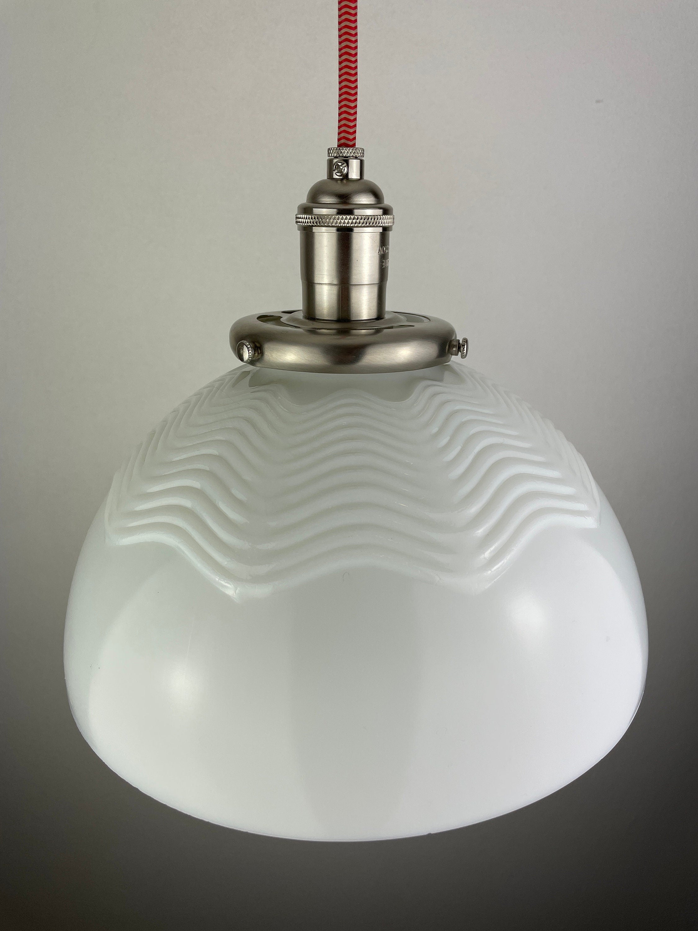 Mid-Century 1950/60's Original Corning Ware Design Wave Milk Glass 10